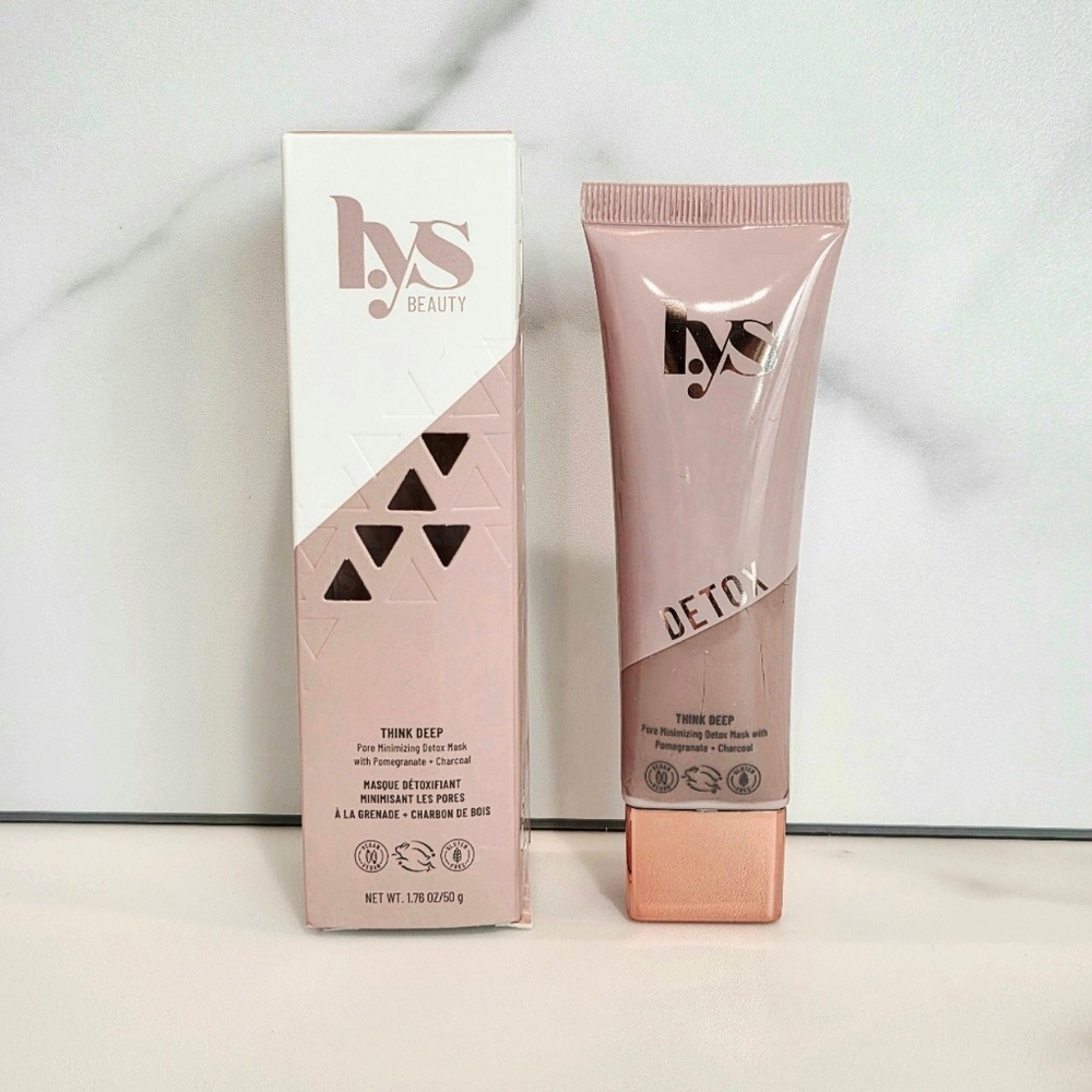LYS Beauty Think Deep Pore Minimizing Detox Mask 1.76oz - NEW IN BOX Retail $26